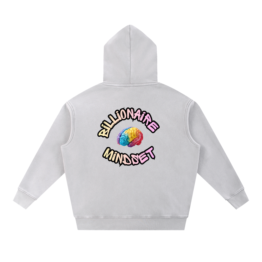 Snow Wash Oversize Circle Hoodie