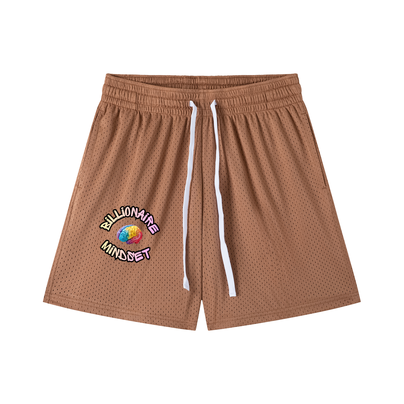 Mesh Drawstring Shorts