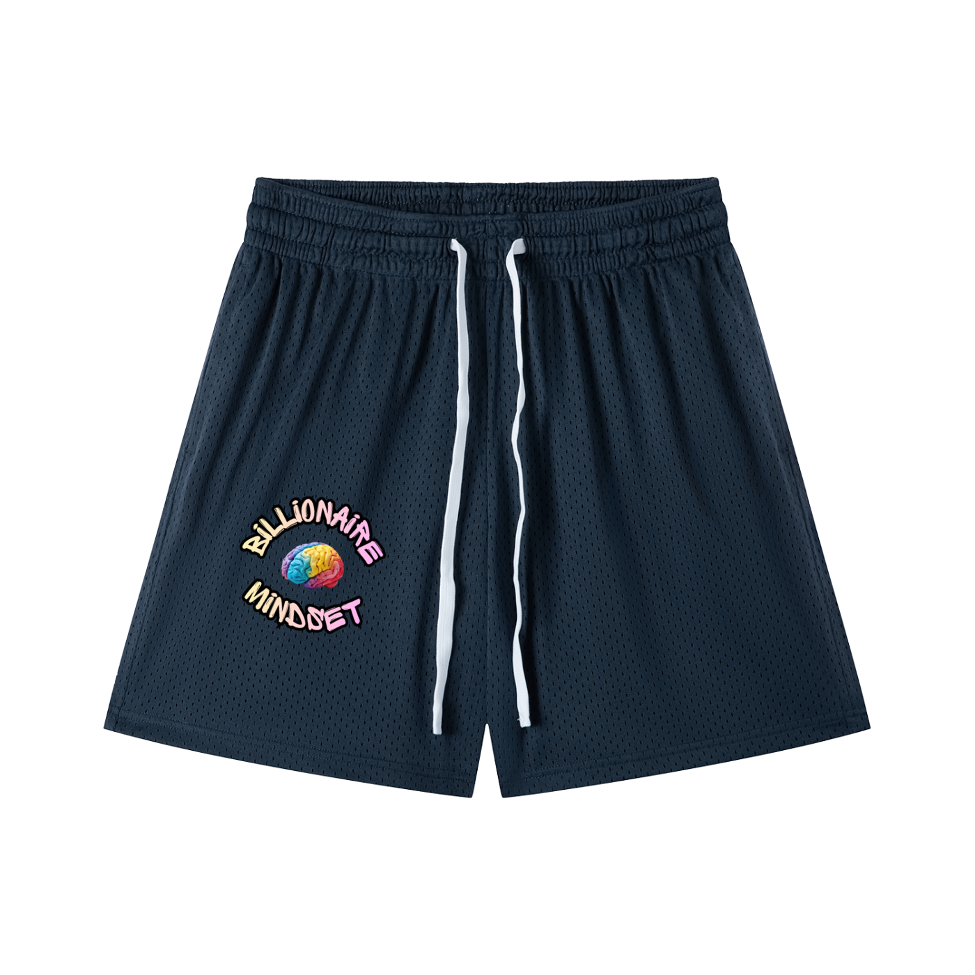 Mesh Drawstring Shorts
