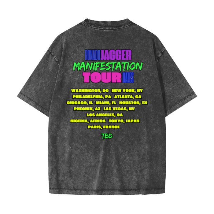 Ronado Jagger Manifestation Tour Heavyweight Tee
