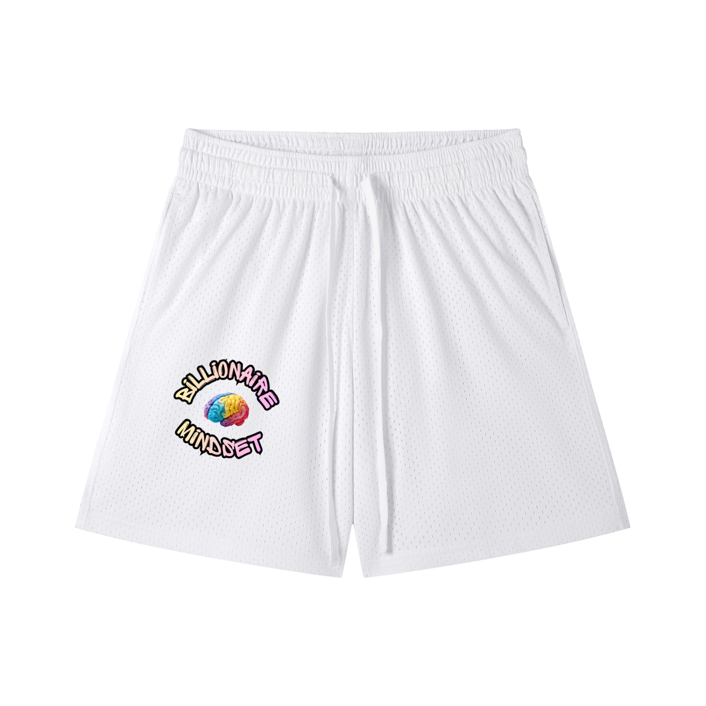 Mesh Drawstring Shorts