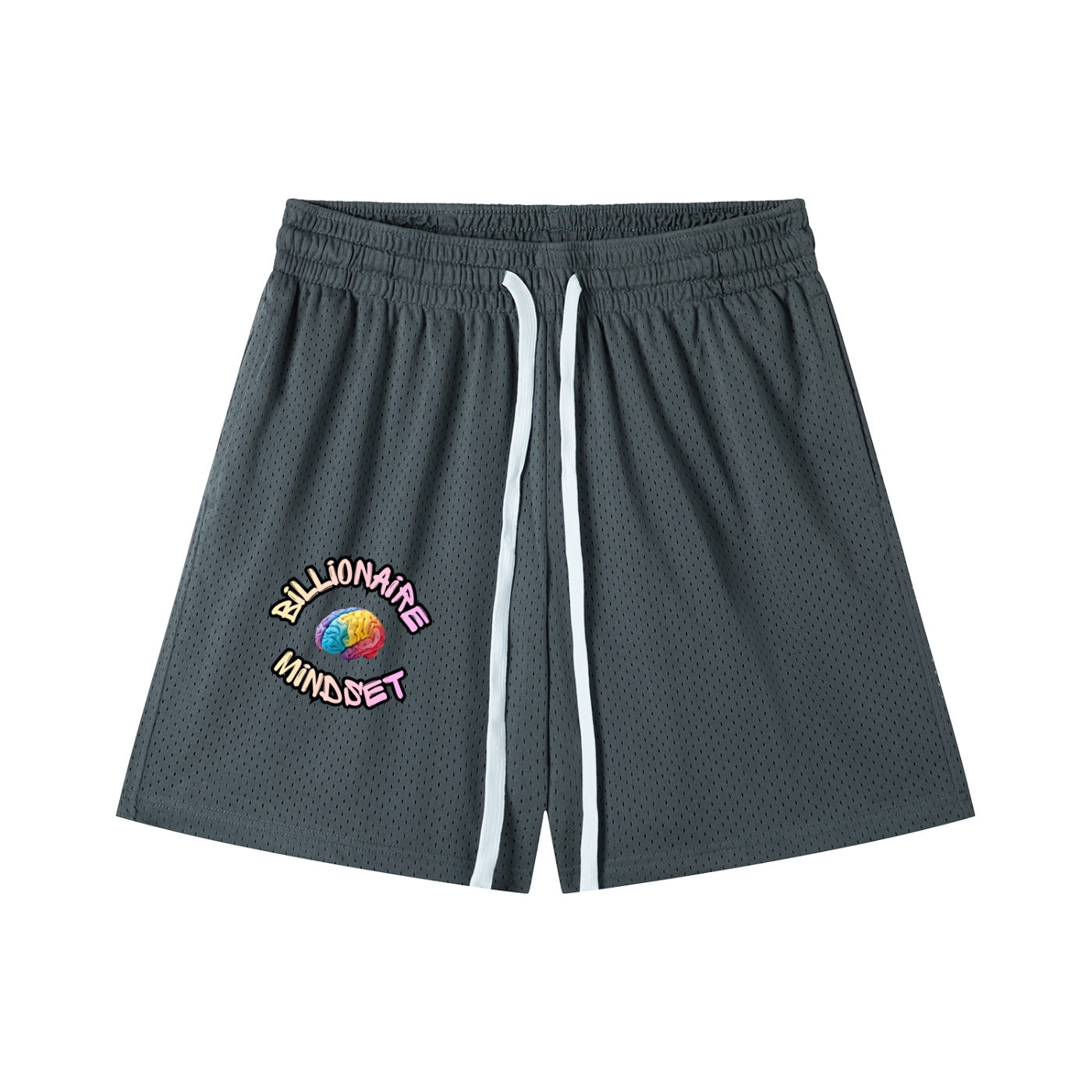 Mesh Drawstring Shorts