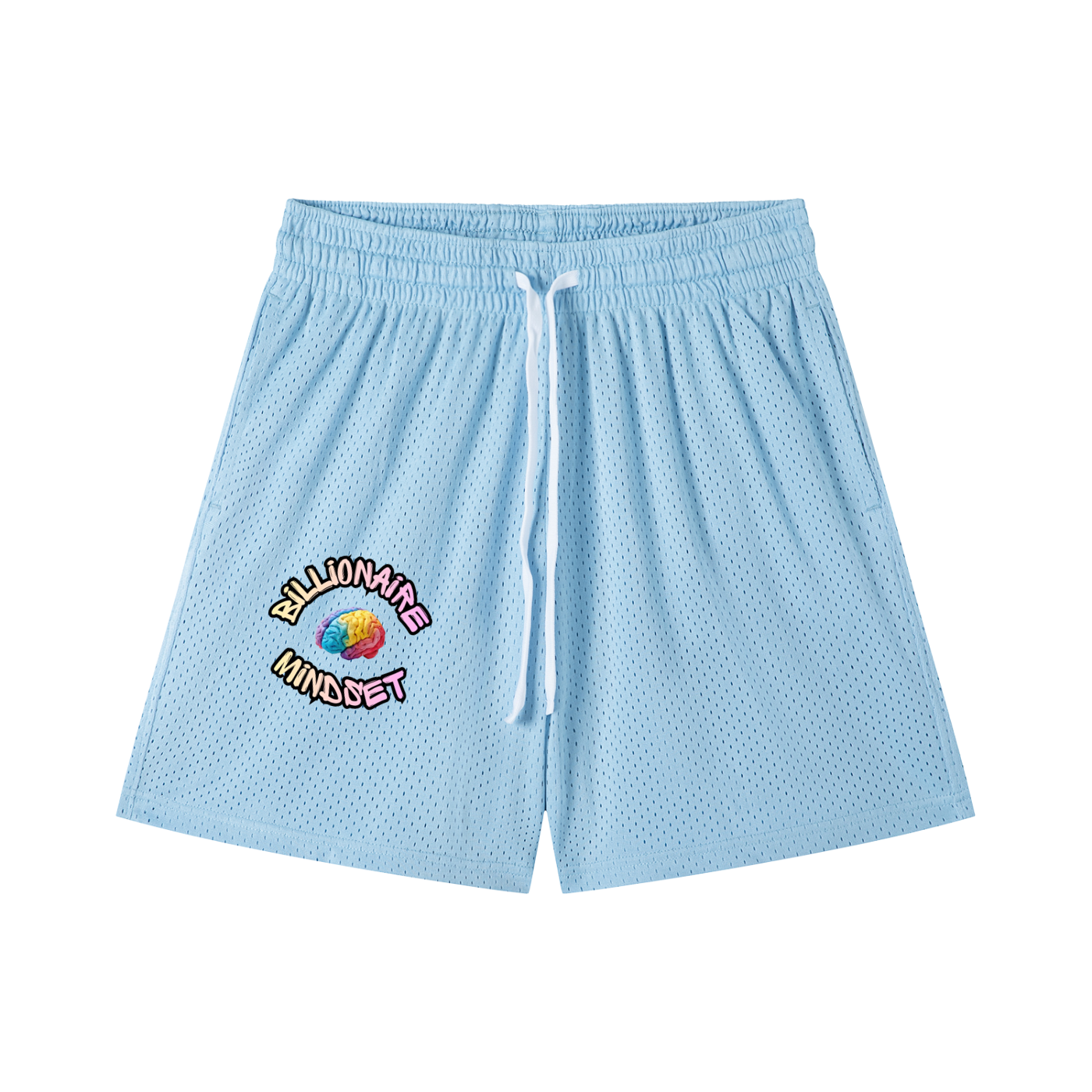 Mesh Drawstring Shorts