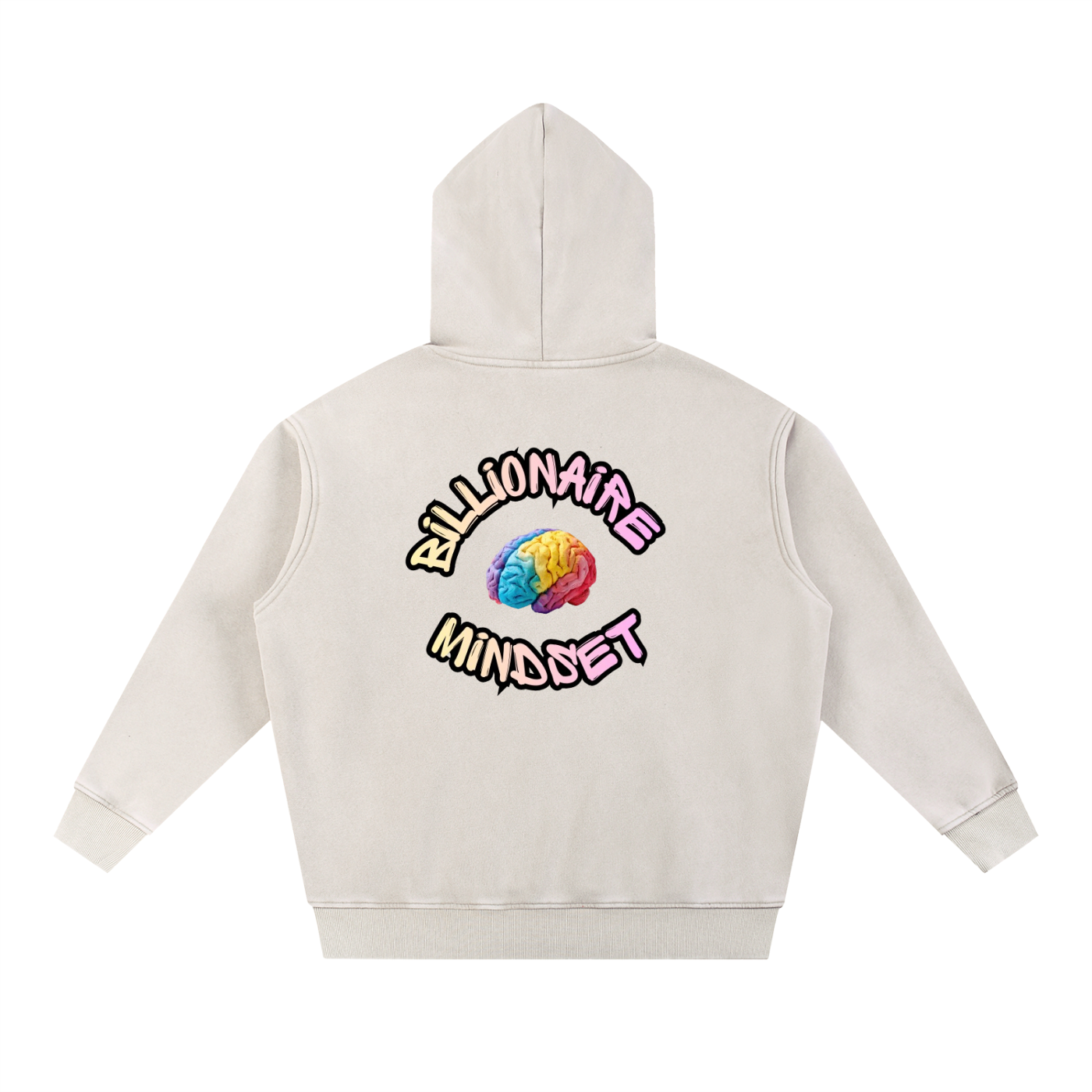 Snow Wash Oversize Circle Hoodie