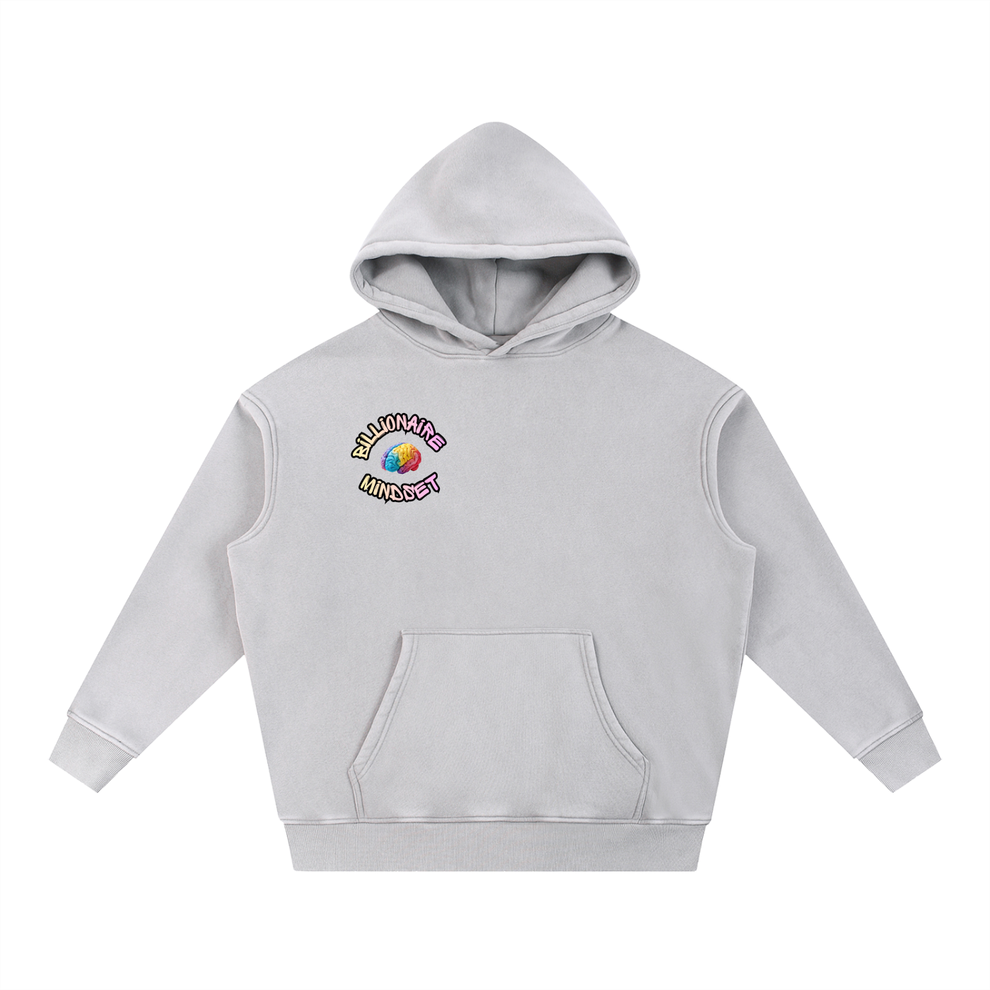 Snow Wash Oversize Circle Hoodie